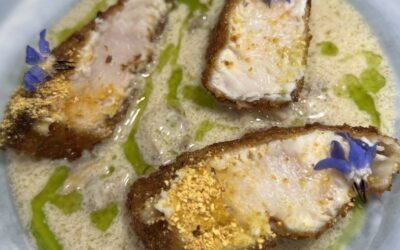 Panko-fried Dutch Yellowtail With Fish Velouté Sauce